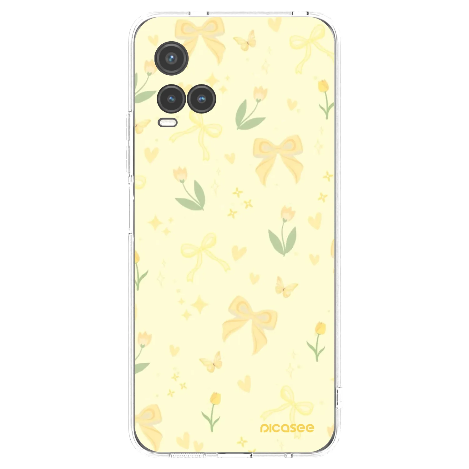 Picasee silikonski prozorni ovitek za Vivo Y33s - Honey Blossom