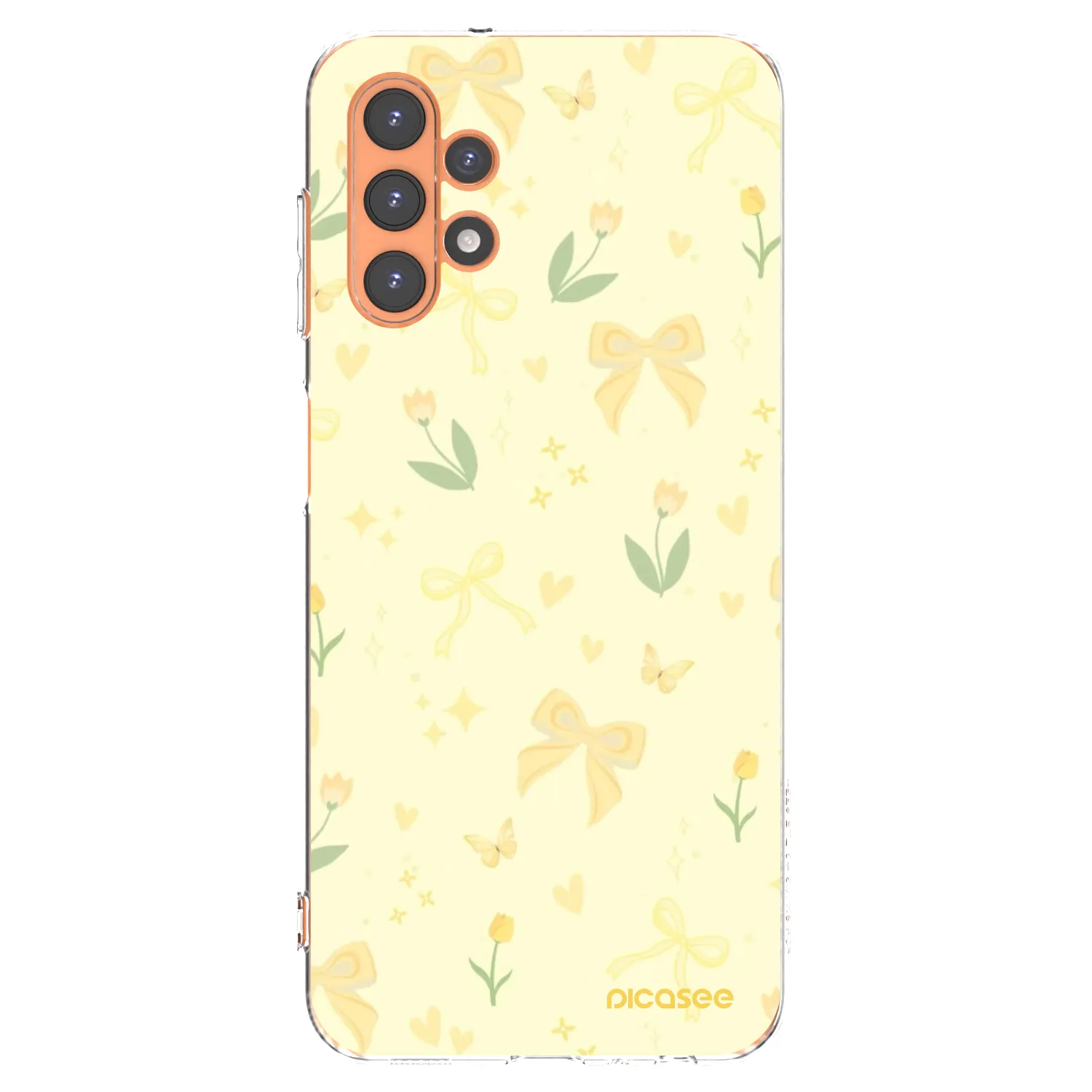 Picasee silikonski prozorni ovitek za Samsung Galaxy A13 4G A135 - Honey Blossom