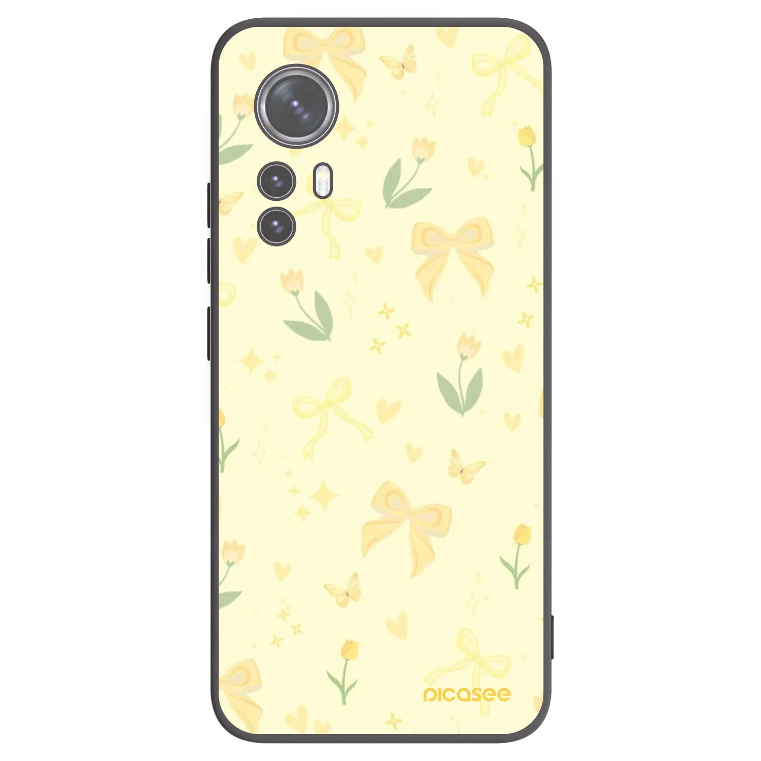 Picasee silikonski črni ovitek za Xiaomi 12X - Honey Blossom
