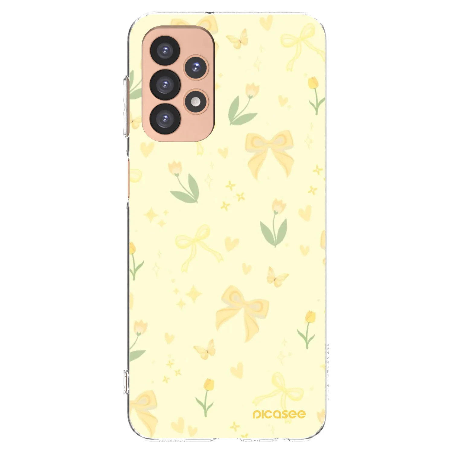 Picasee silikonski prozorni ovitek za Samsung Galaxy A23 A236B 5G - Honey Blossom