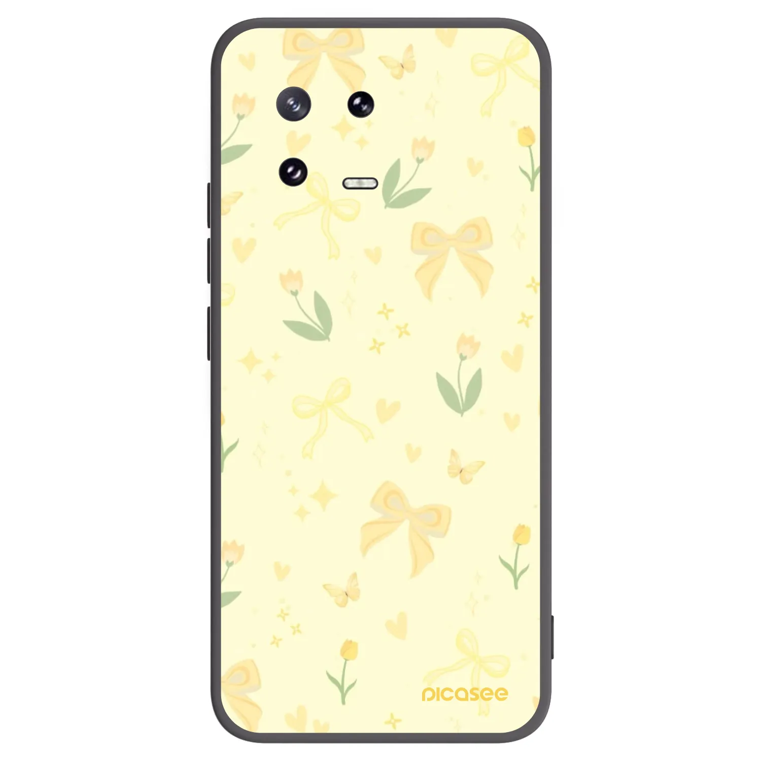 Picasee silikonski črni ovitek za Xiaomi 13 Pro - Honey Blossom