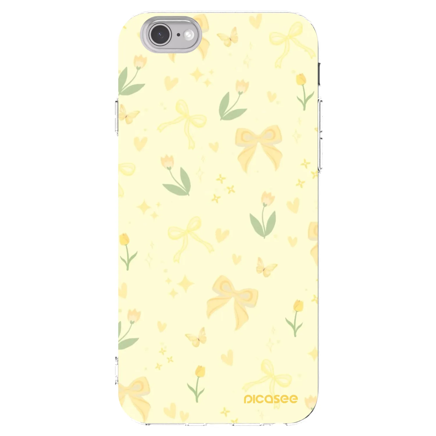 Picasee silikonski prozorni ovitek za Apple iPhone 6/6S - Honey Blossom