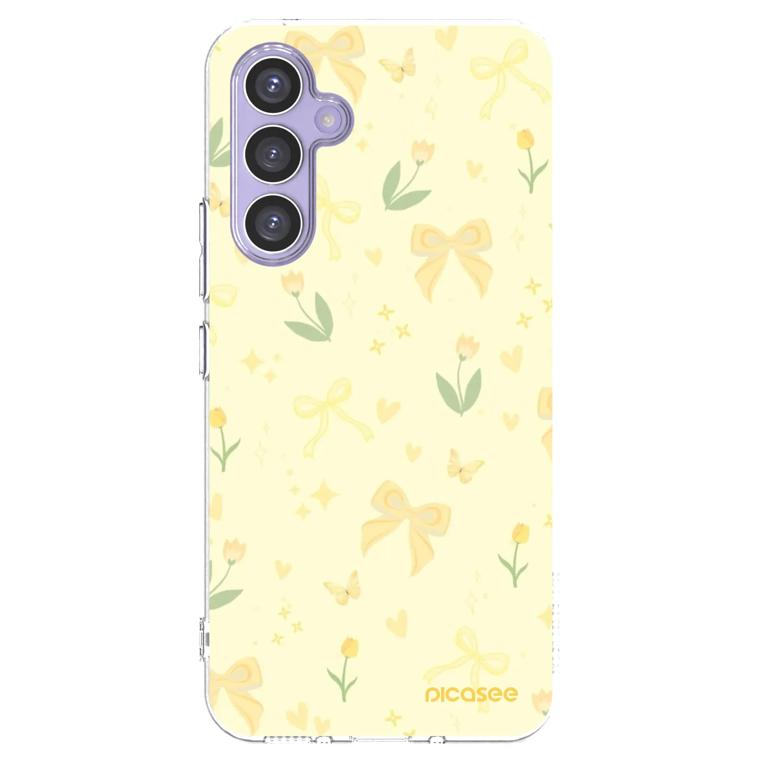 Picasee silikonski prozorni ovitek za Samsung Galaxy A54 5G A546B - Honey Blossom