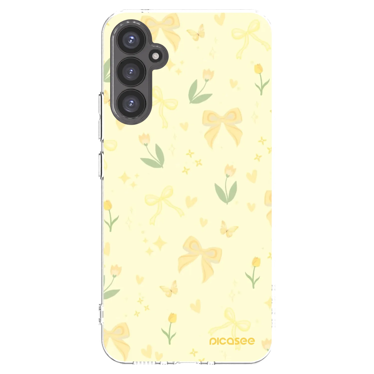Picasee silikonski prozorni ovitek za Samsung Galaxy A34 5G A346B - Honey Blossom