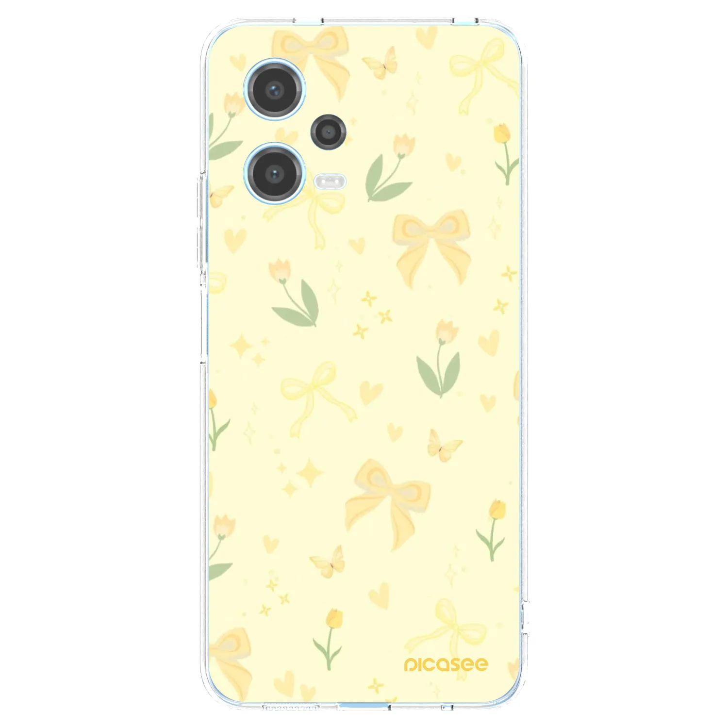 Picasee silikonski prozorni ovitek za Xiaomi Redmi Note 12 5G - Honey Blossom