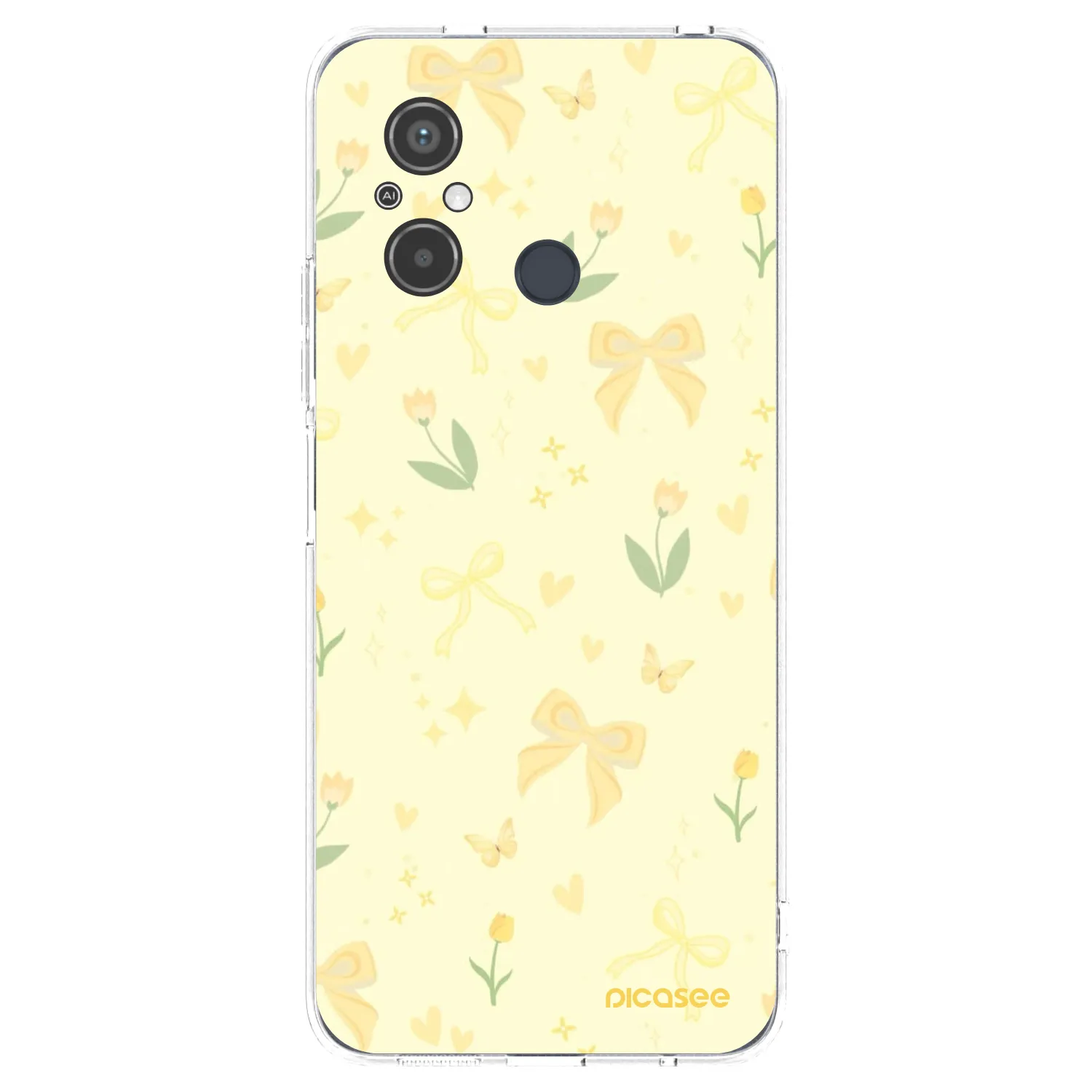 Picasee silikonski prozorni ovitek za Xiaomi Redmi 12C - Honey Blossom