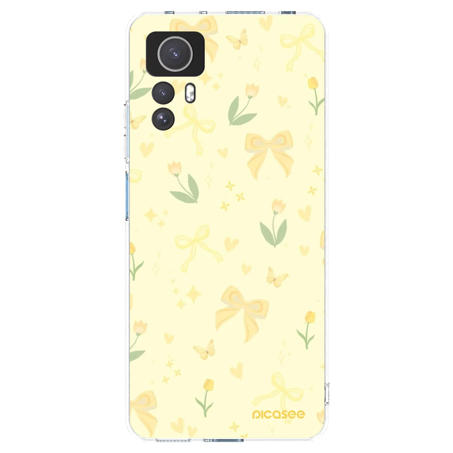 Picasee silikonski prozorni ovitek za Xiaomi Redmi Note 12S - Honey Blossom