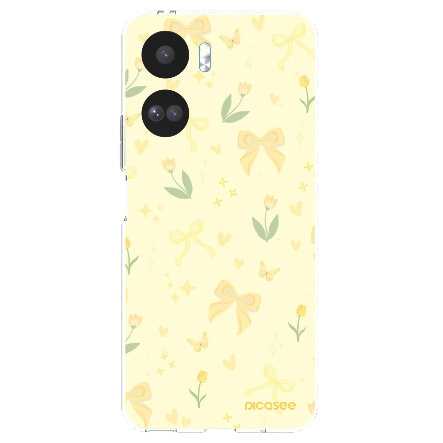 Picasee silikonski prozorni ovitek za Honor 90 Lite 5G - Honey Blossom