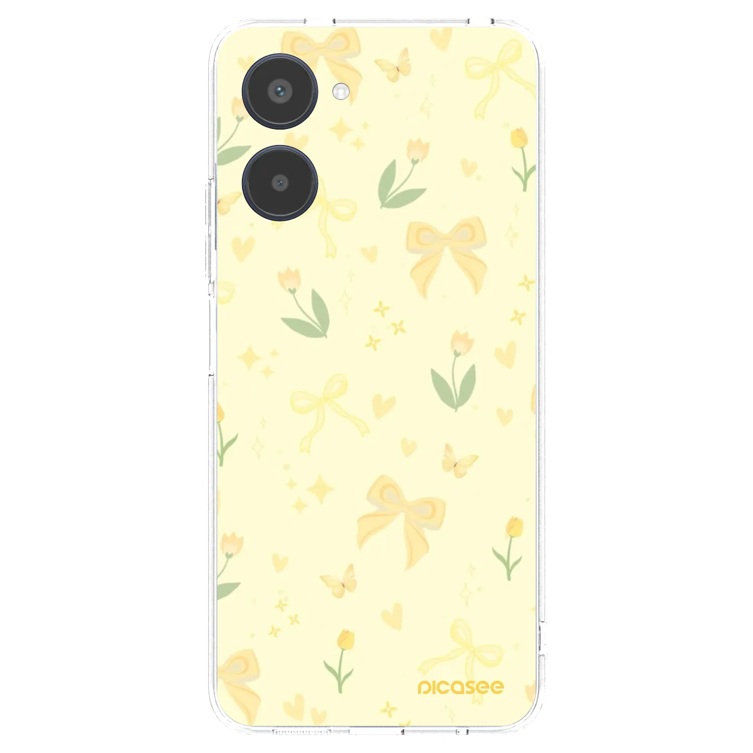 Picasee silikonski prozorni ovitek za Realme 10 4G - Honey Blossom