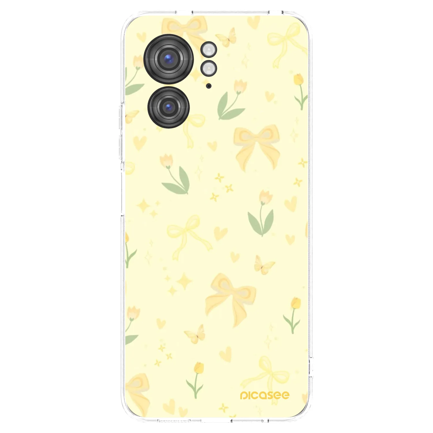 Picasee silikonski prozorni ovitek za Motorola Edge 40 - Honey Blossom