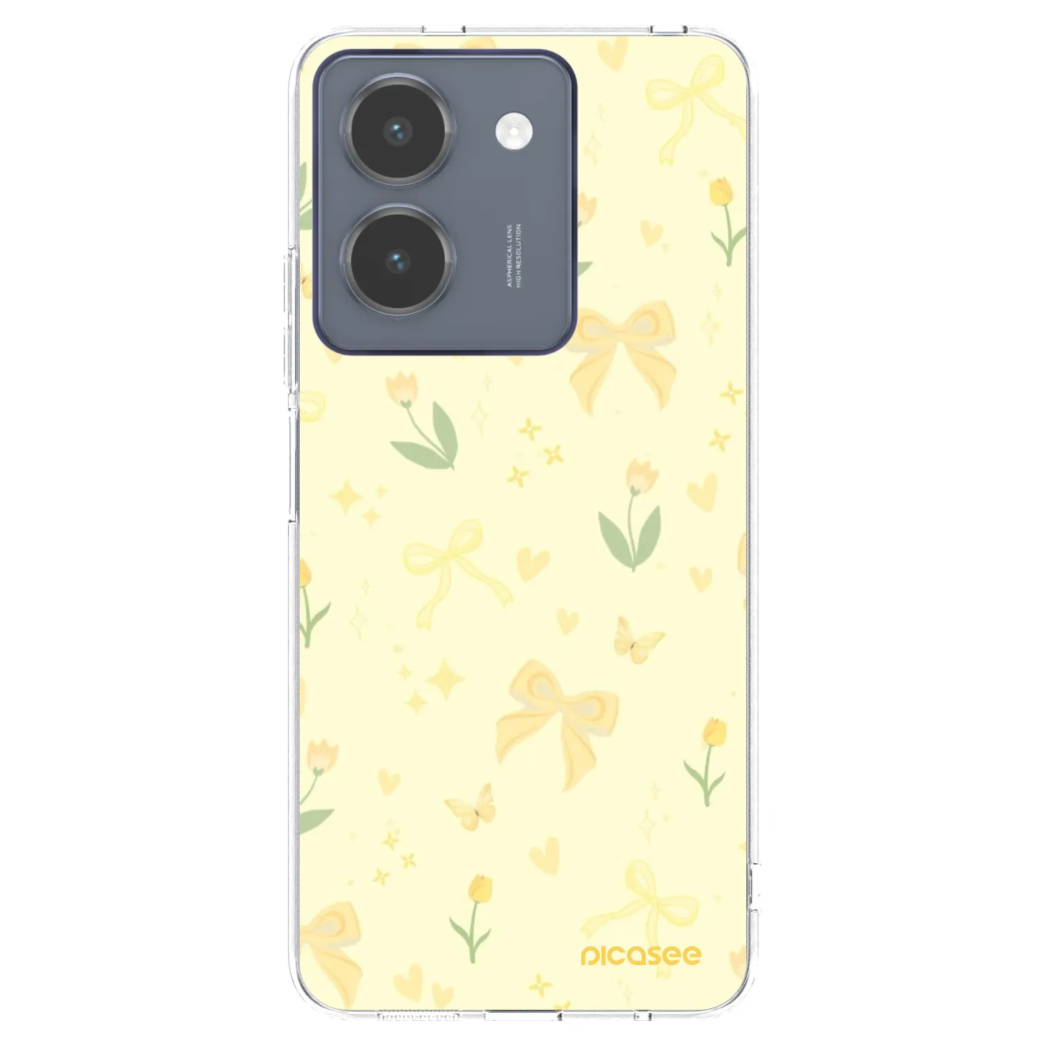 Picasee silikonski prozorni ovitek za Vivo Y36 4G - Honey Blossom