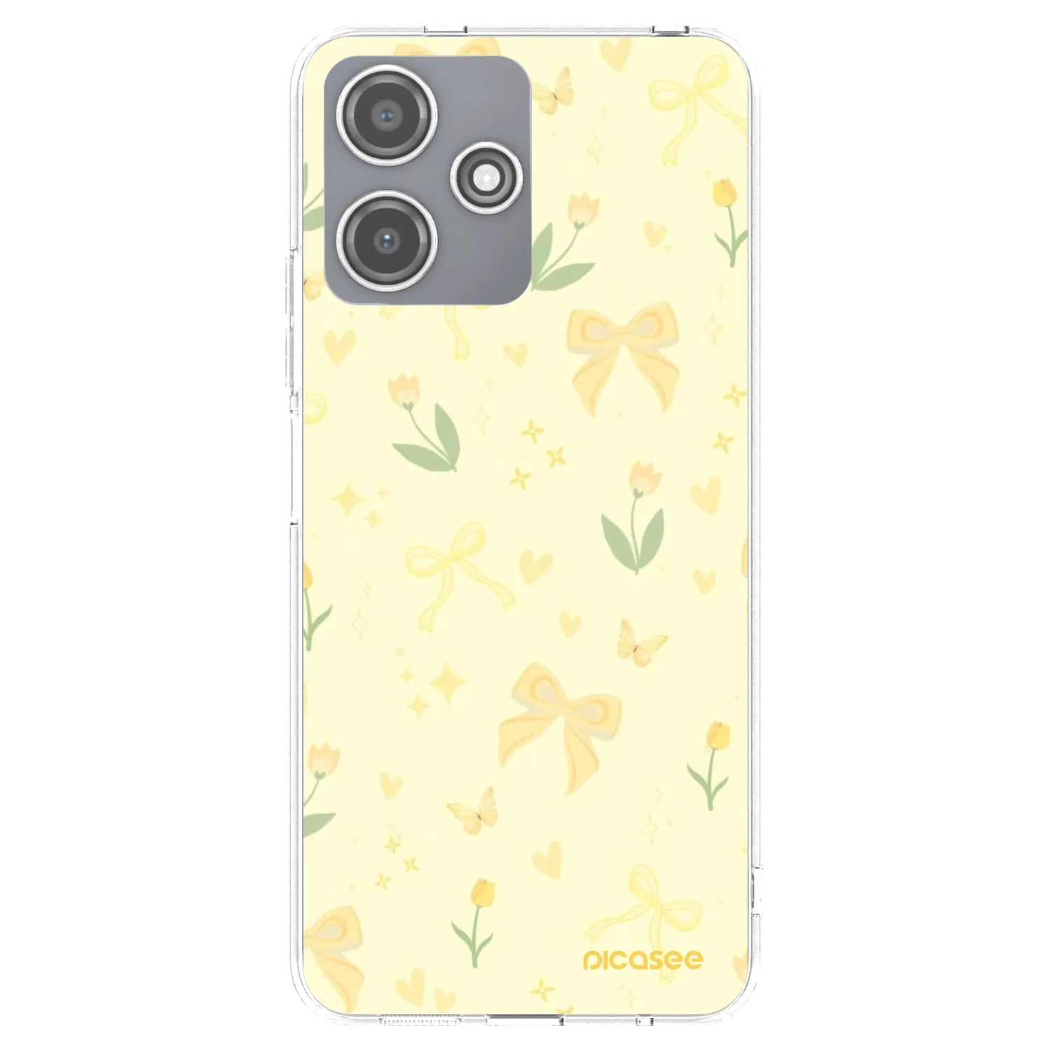 Picasee silikonski prozorni ovitek za Xiaomi Redmi 12 5G - Honey Blossom