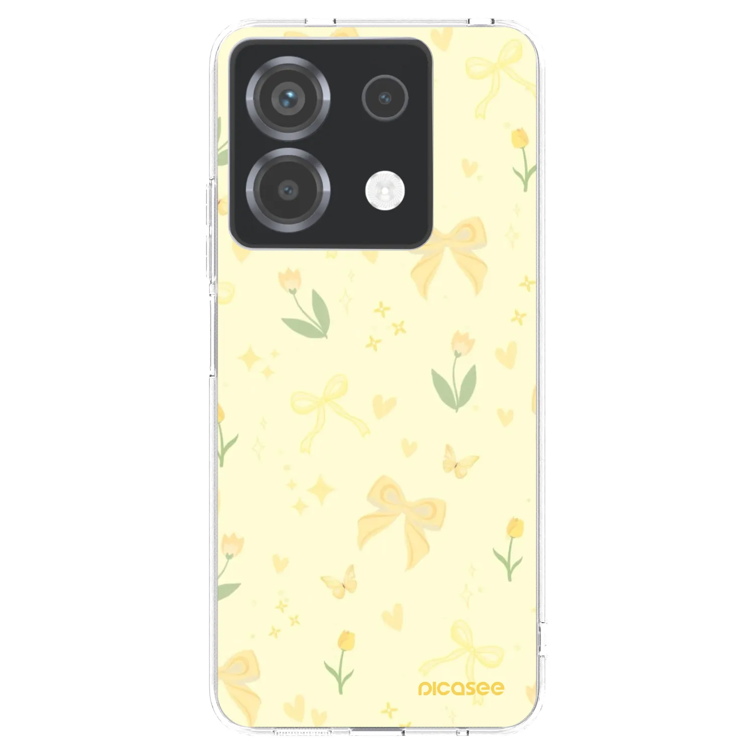 Picasee silikonski prozorni ovitek za Xiaomi Poco X6 - Honey Blossom
