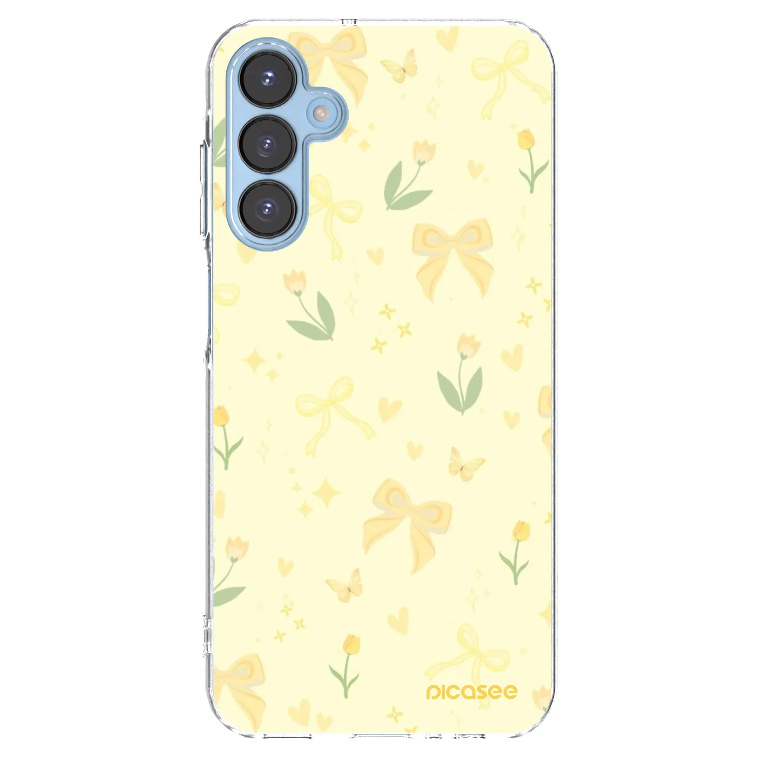 Picasee silikonski prozorni ovitek za Samsung Galaxy A15 A156B 5G - Honey Blossom