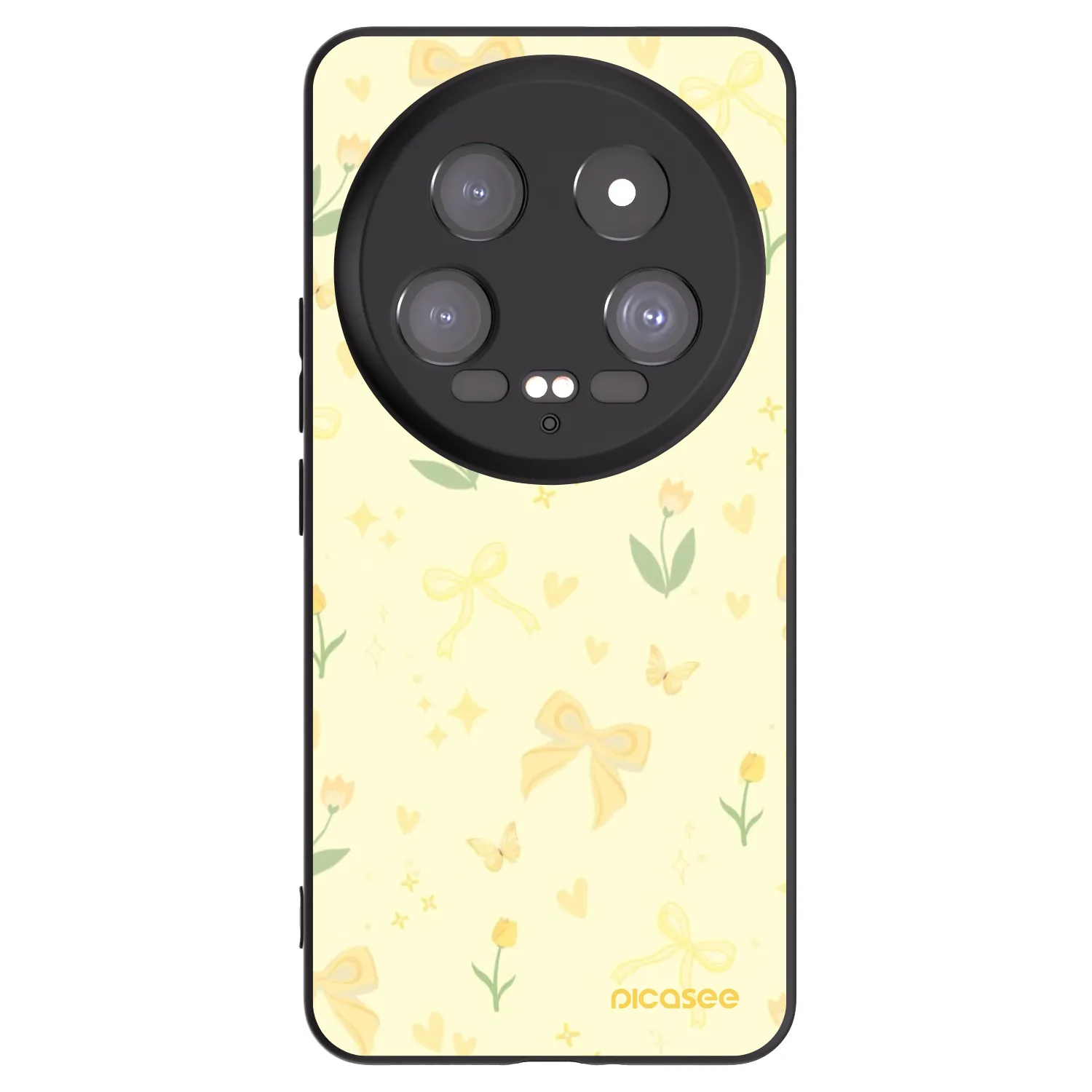 Picasee silikonski črni ovitek za Xiaomi 14 Ultra - Honey Blossom