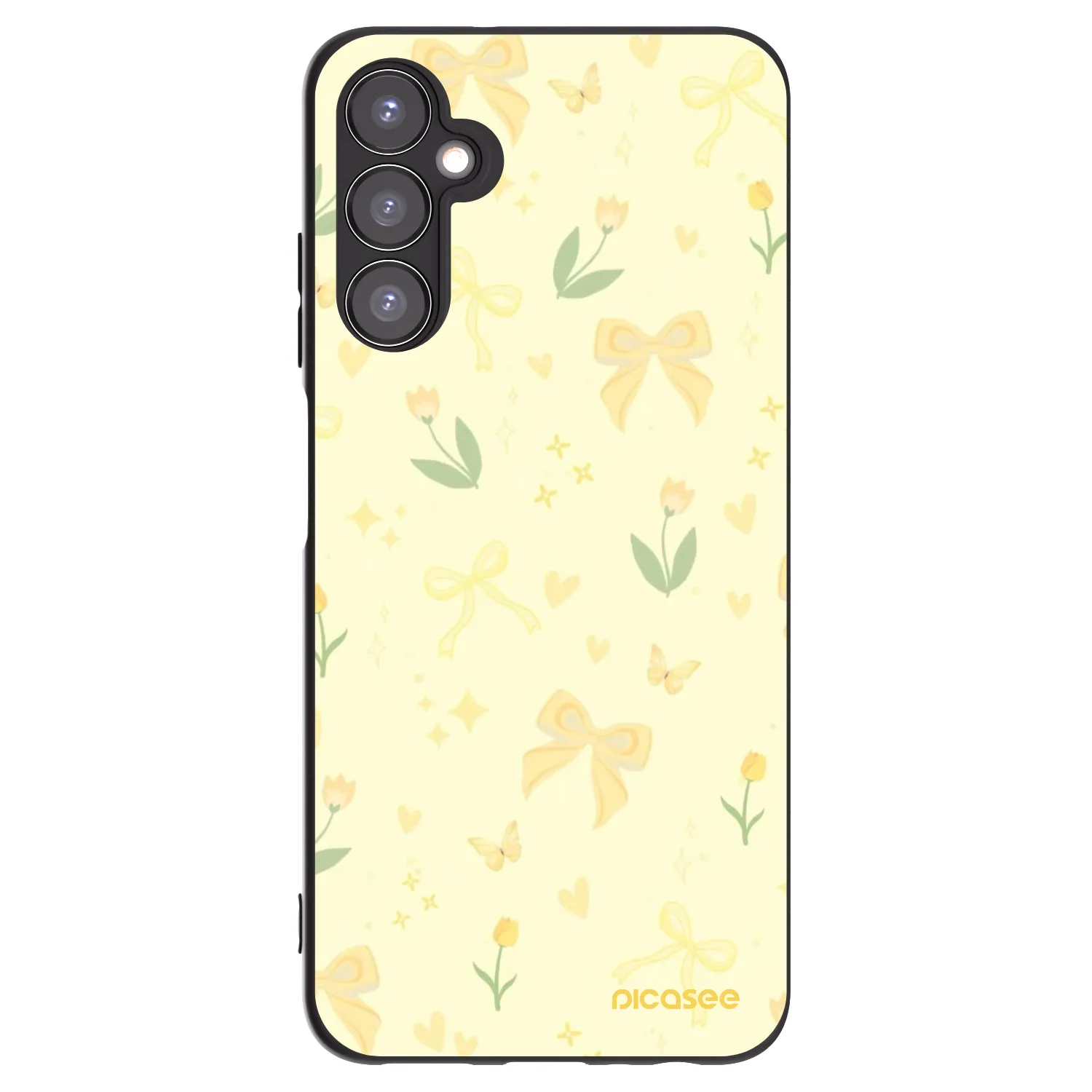 Picasee silikonski črni ovitek za Samsung Galaxy A05s A057G - Honey Blossom