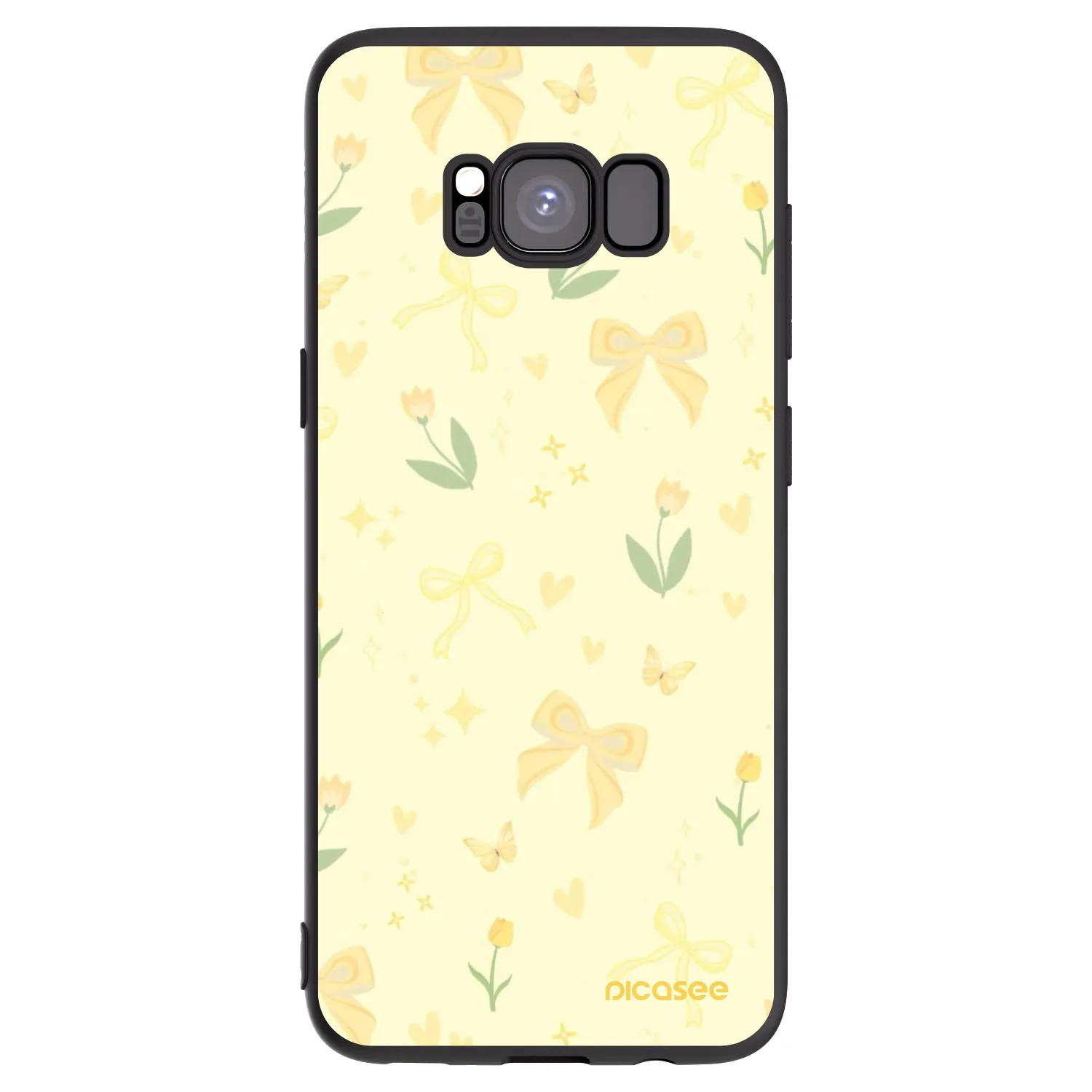 Picasee silikonski črni ovitek za Samsung Galaxy A73 5G - Honey Blossom