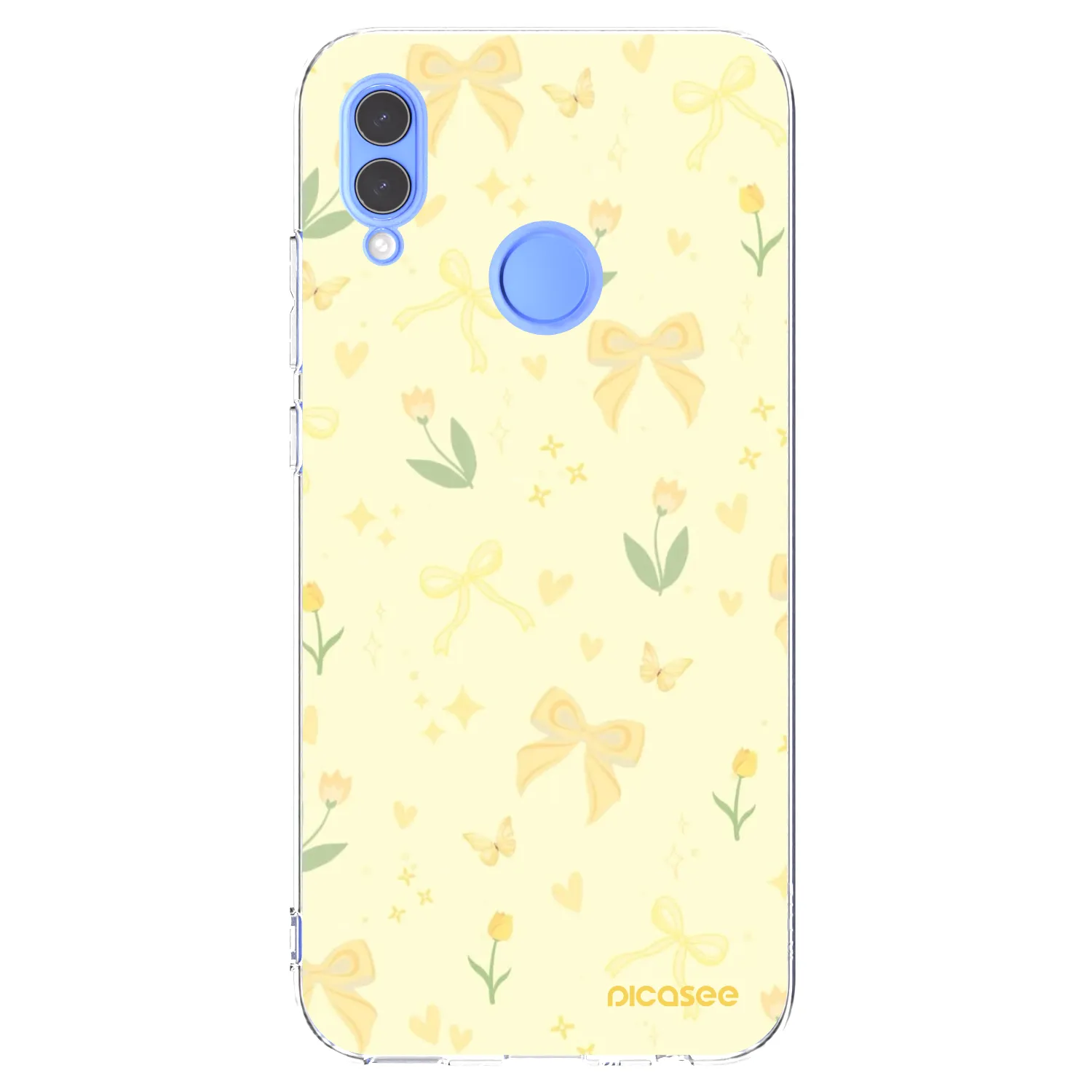 Picasee silikonski prozorni ovitek za Huawei P Smart 2019 - Honey Blossom
