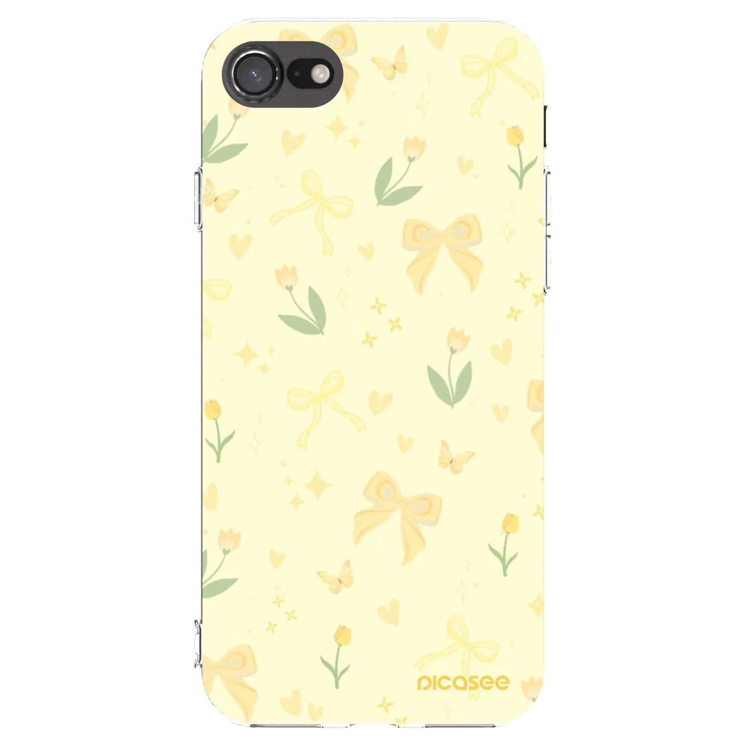 Picasee silikonski prozorni ovitek za Apple iPhone 7 - Honey Blossom