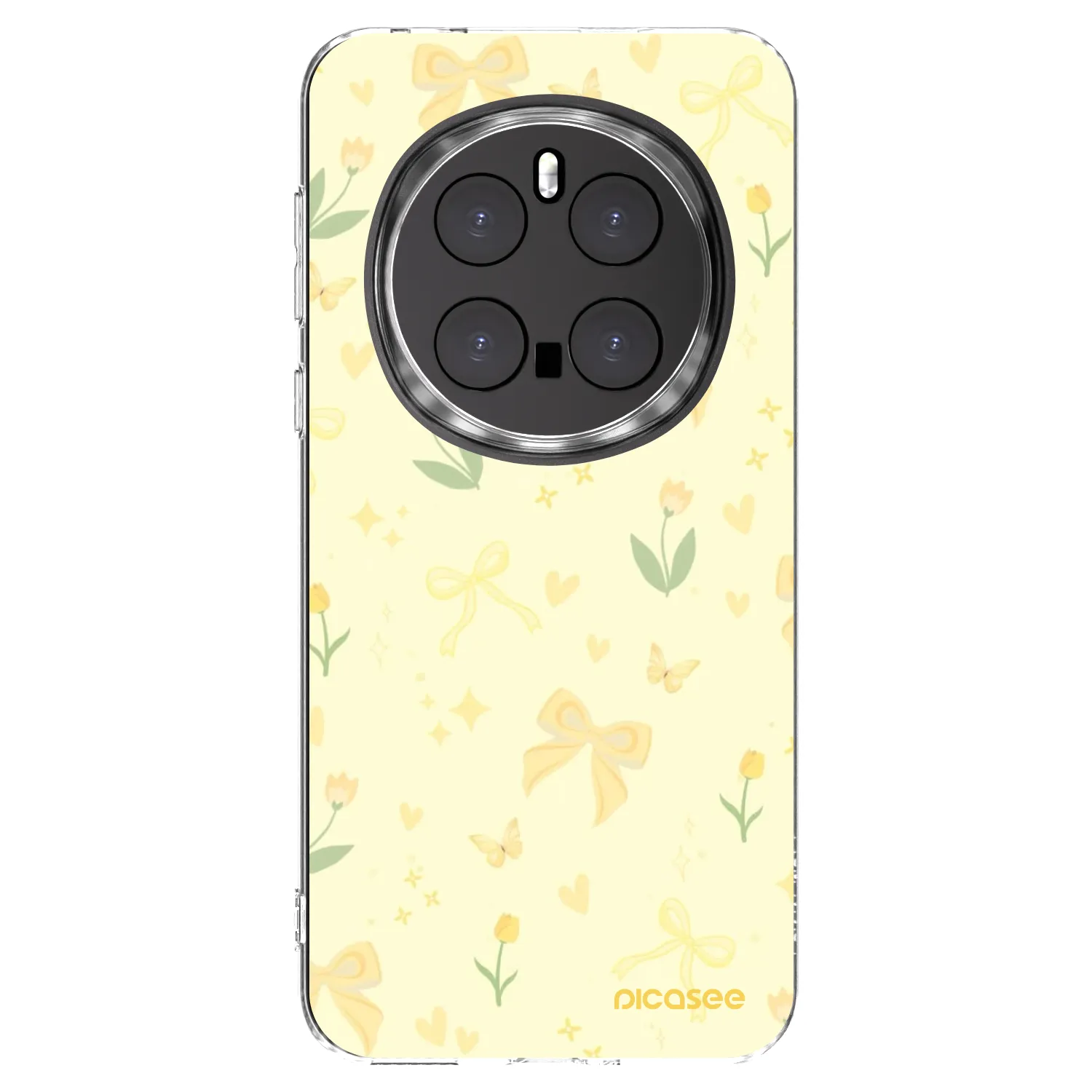 Picasee silikonski prozorni ovitek za Honor Magic7 Pro 5G - Honey Blossom