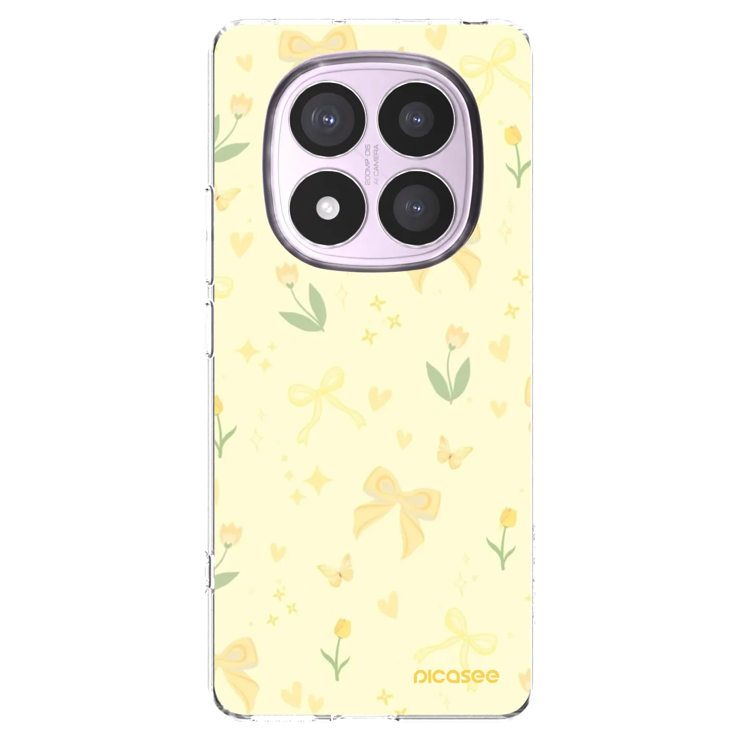 Picasee silikonski prozorni ovitek za Xiaomi Redmi Note 14 Pro 4G - Honey Blossom