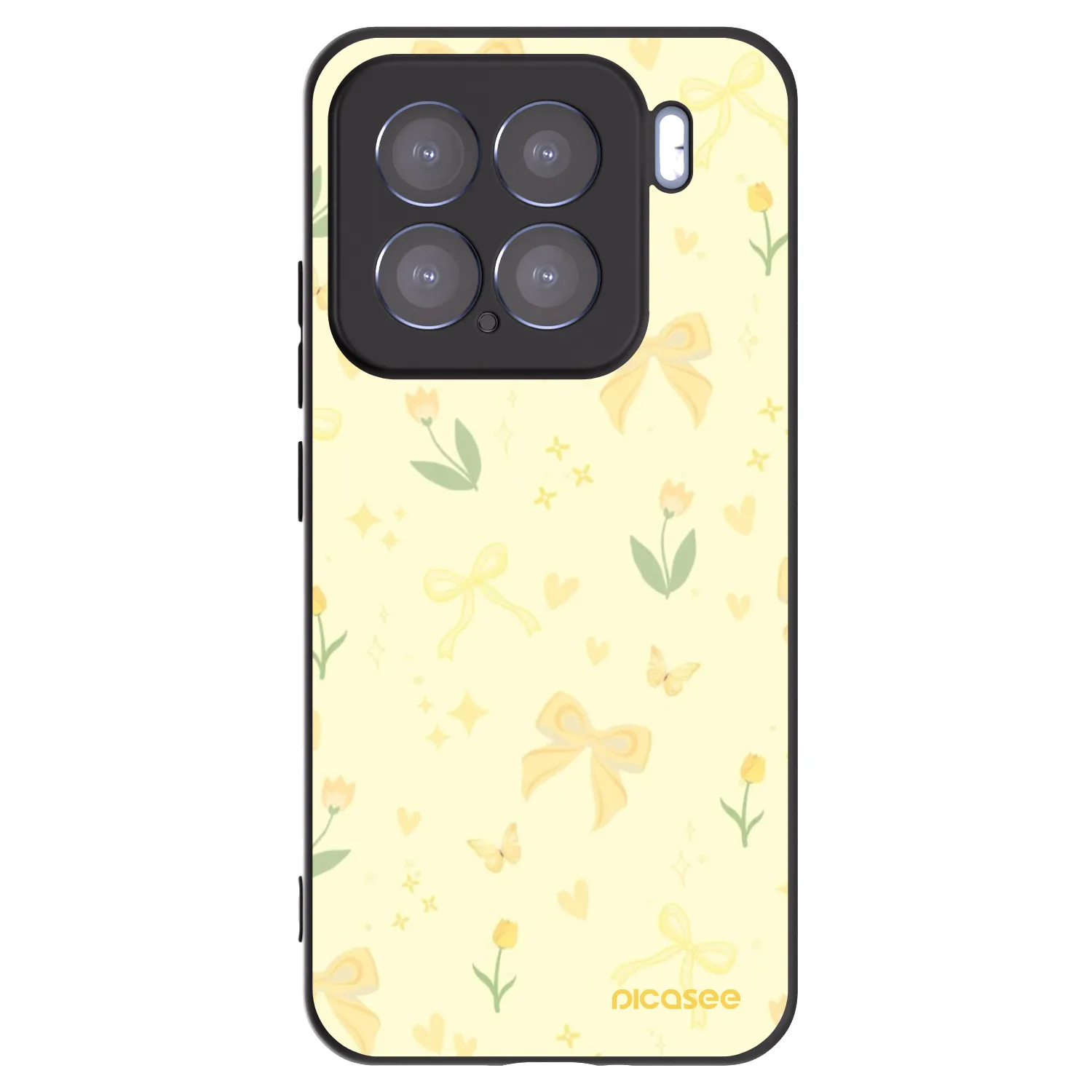 Picasee silikonski črni ovitek za Xiaomi 15 - Honey Blossom