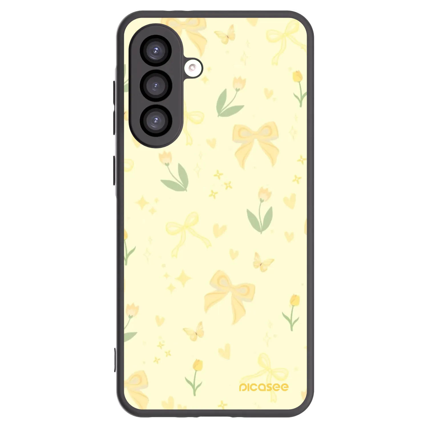 Picasee silikonski črni ovitek za Samsung Galaxy A26 5G A266B - Honey Blossom