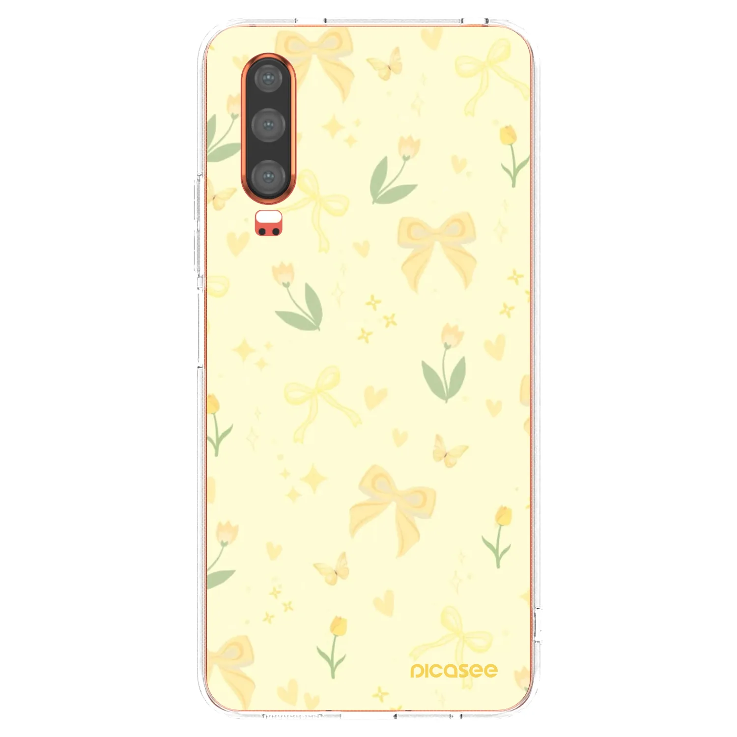 Picasee silikonski prozorni ovitek za Huawei P30 - Honey Blossom