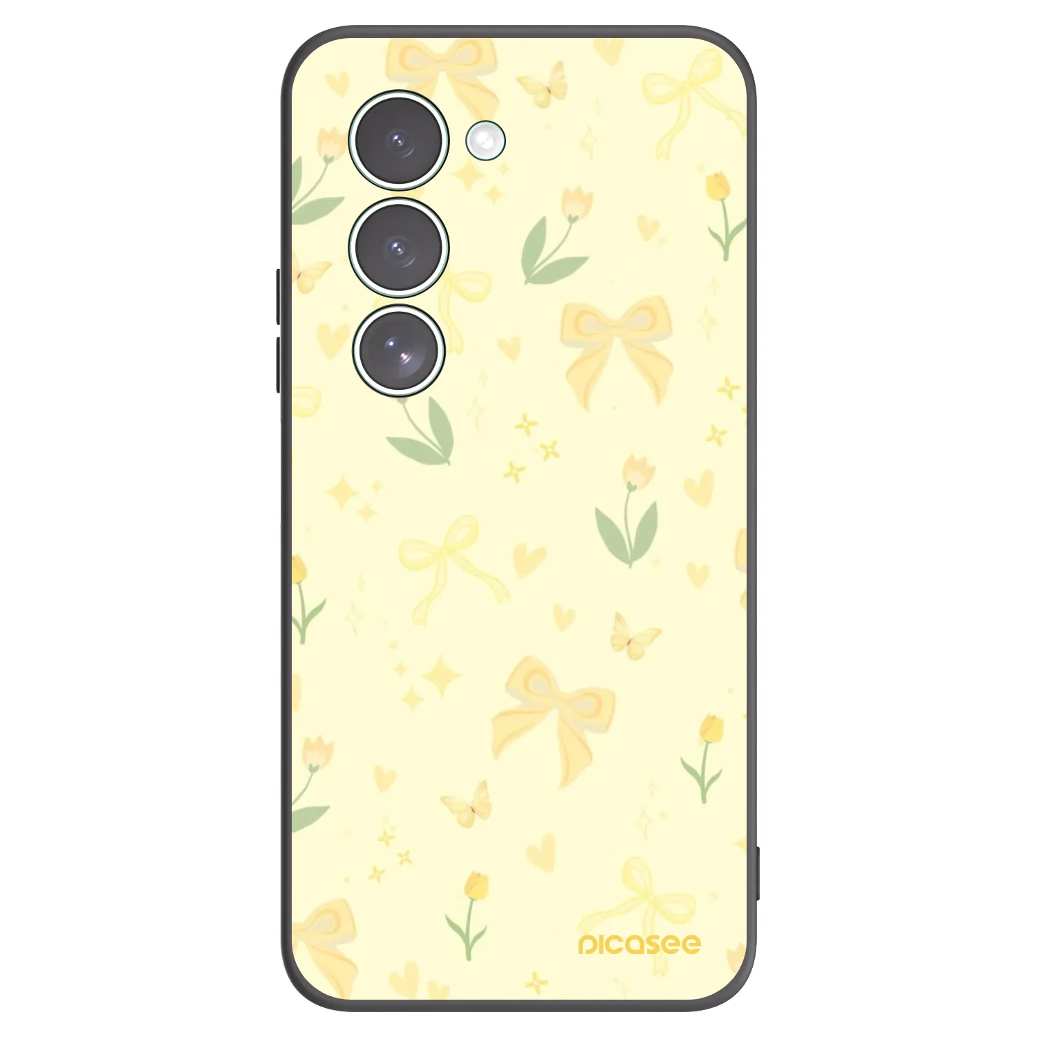 Picasee silikonski črni ovitek za Xiaomi Redmi 15 5G - Honey Blossom