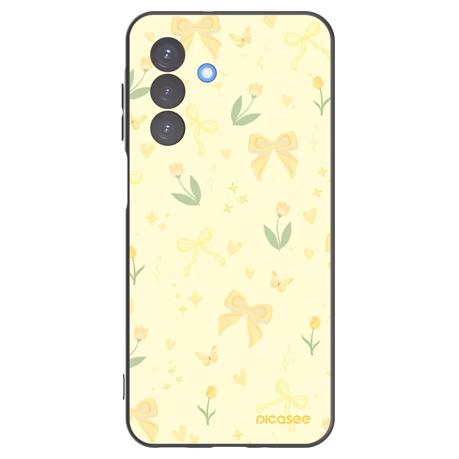 Picasee silikonski črni ovitek za Samsung Galaxy A17 5G - Honey Blossom