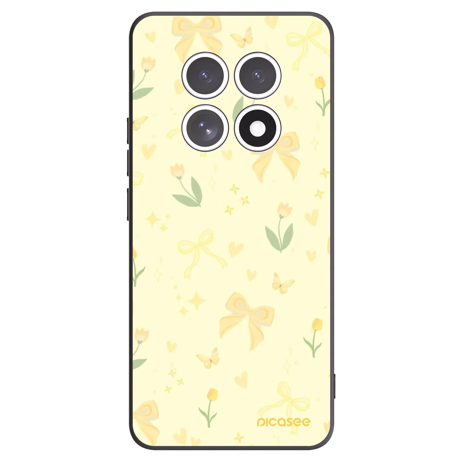 Picasee silikonski črni ovitek za Xiaomi Redmi Note 15 - Honey Blossom