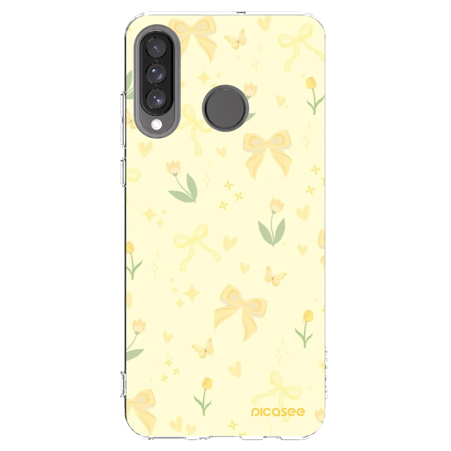 Picasee silikonski prozorni ovitek za Huawei P30 Lite - Honey Blossom