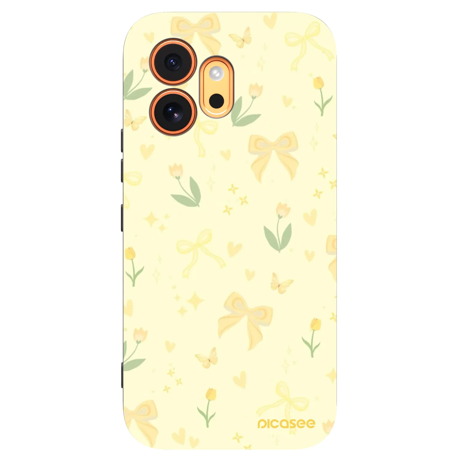 Picasee silikonski črni ovitek za Honor 600 - Honey Blossom