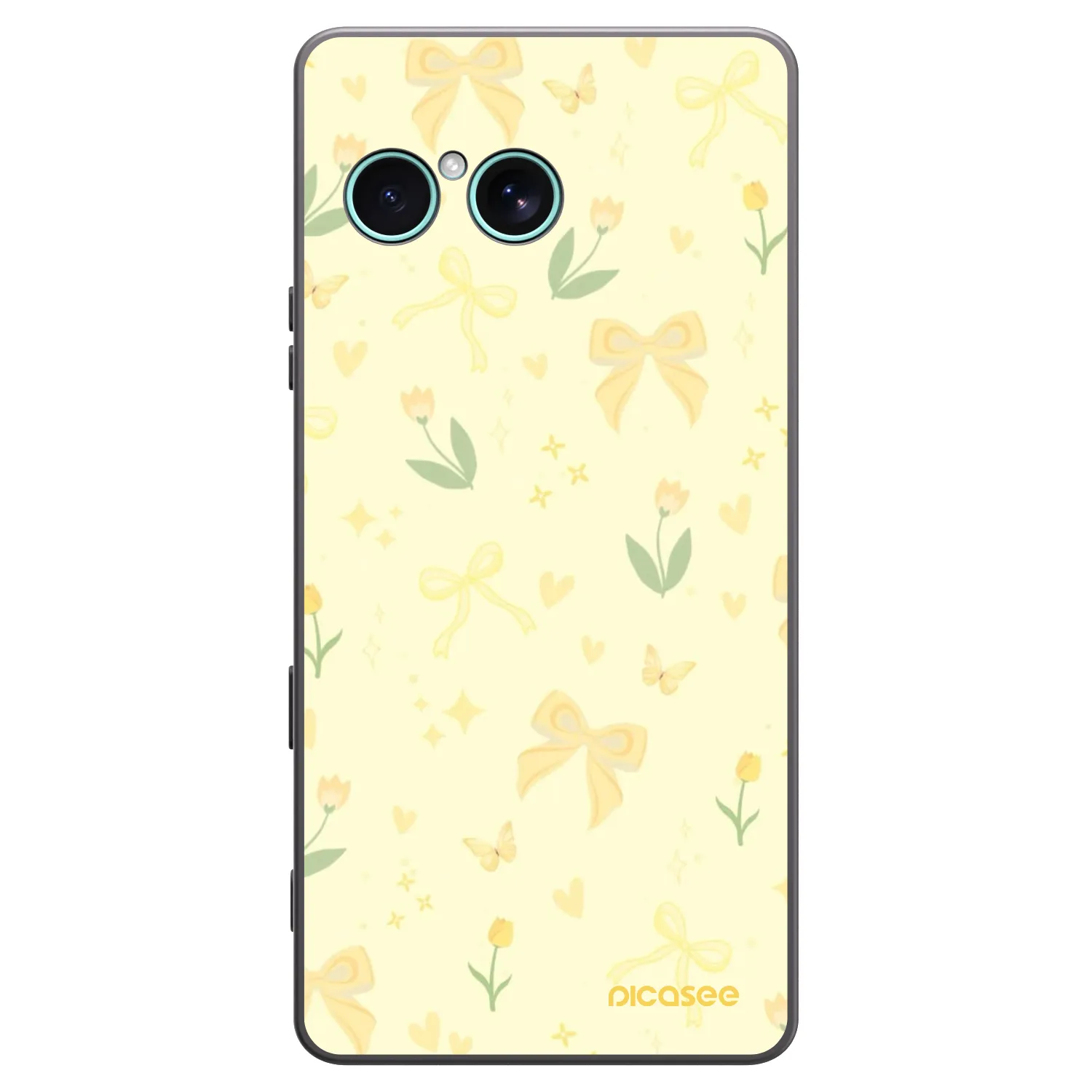 Picasee silikonski črni ovitek za Sony Xperia 10 VII - Honey Blossom