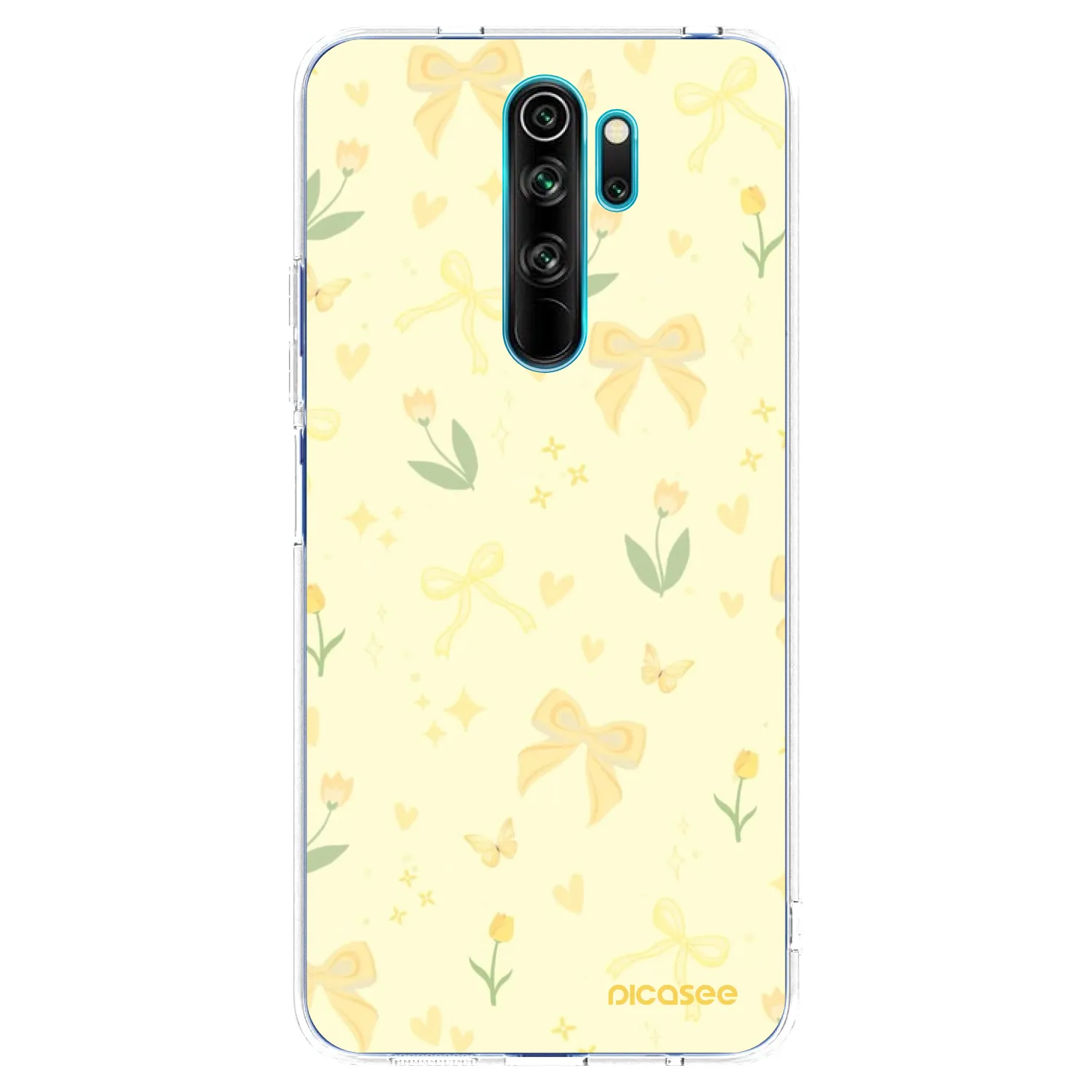 Picasee silikonski prozorni ovitek za Xiaomi Redmi Note 8 Pro - Honey Blossom