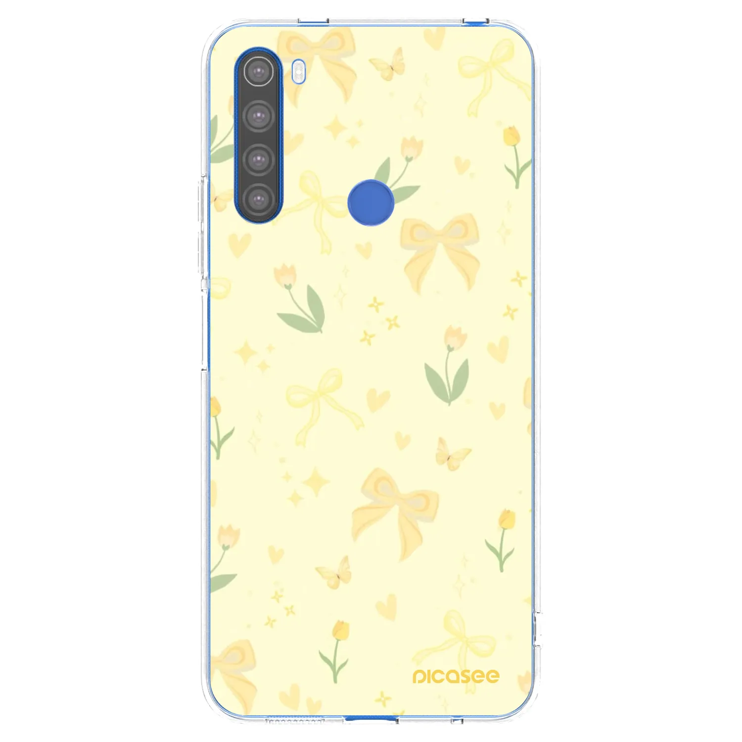 Picasee silikonski prozorni ovitek za Xiaomi Redmi Note 8T - Honey Blossom