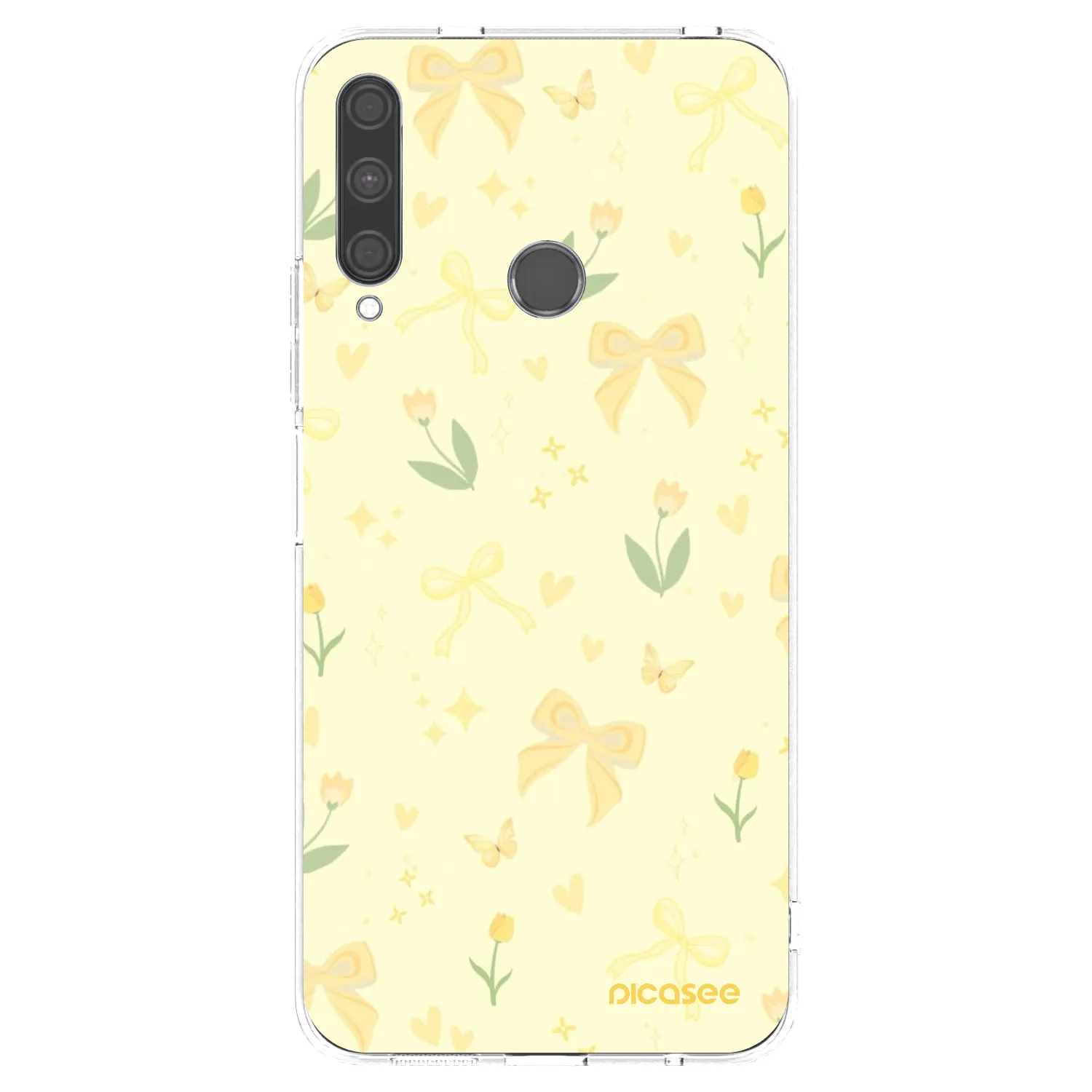 Picasee silikonski prozorni ovitek za Huawei P40 Lite E - Honey Blossom