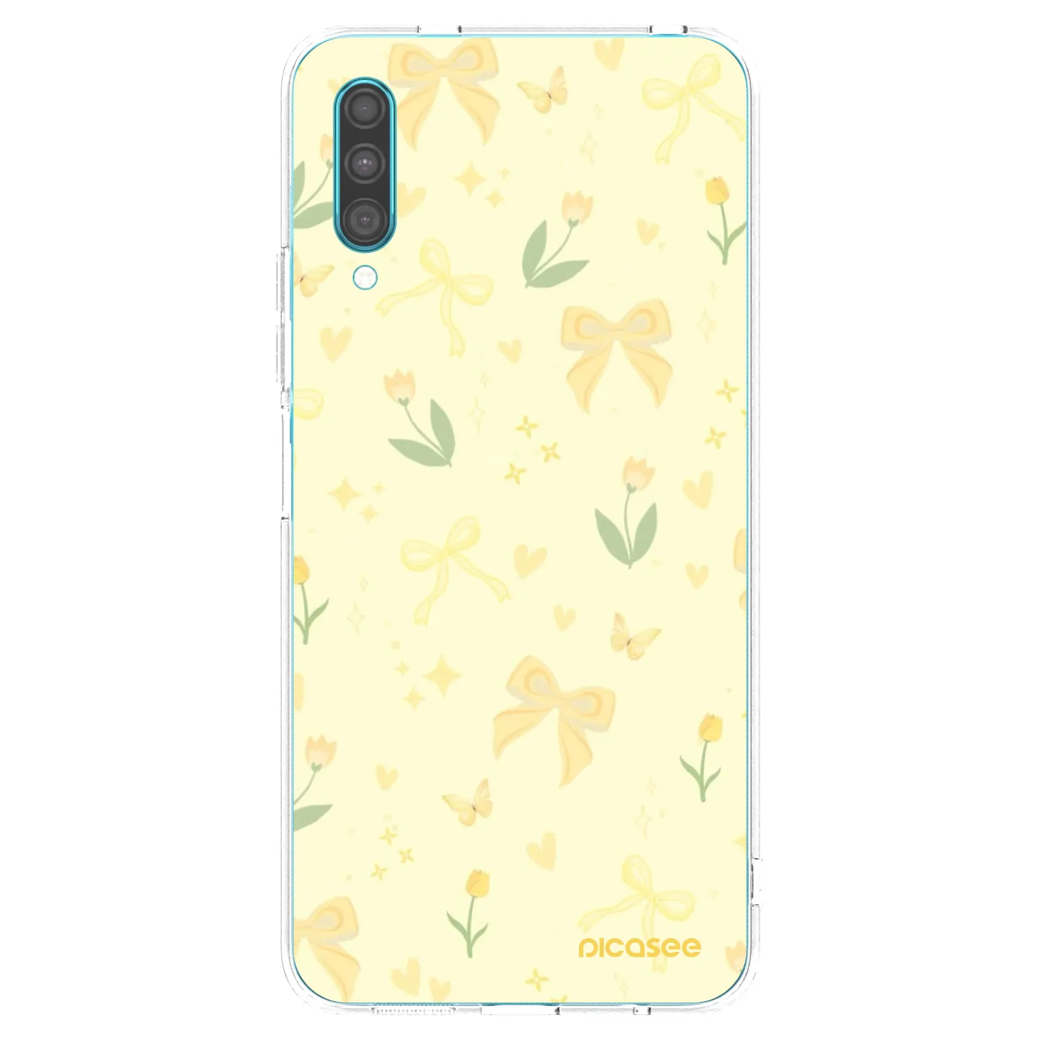 Picasee silikonski prozorni ovitek za Samsung Galaxy A30s A307F - Honey Blossom