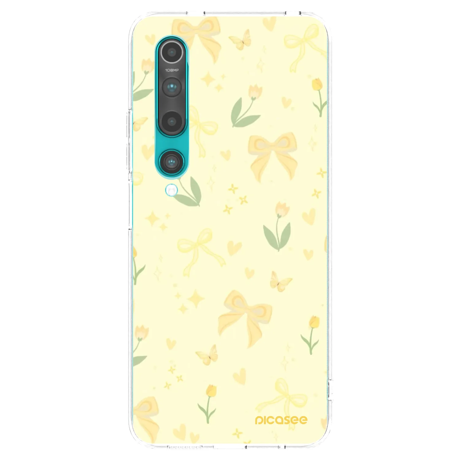 Picasee silikonski prozorni ovitek za Xiaomi Mi 10 - Honey Blossom