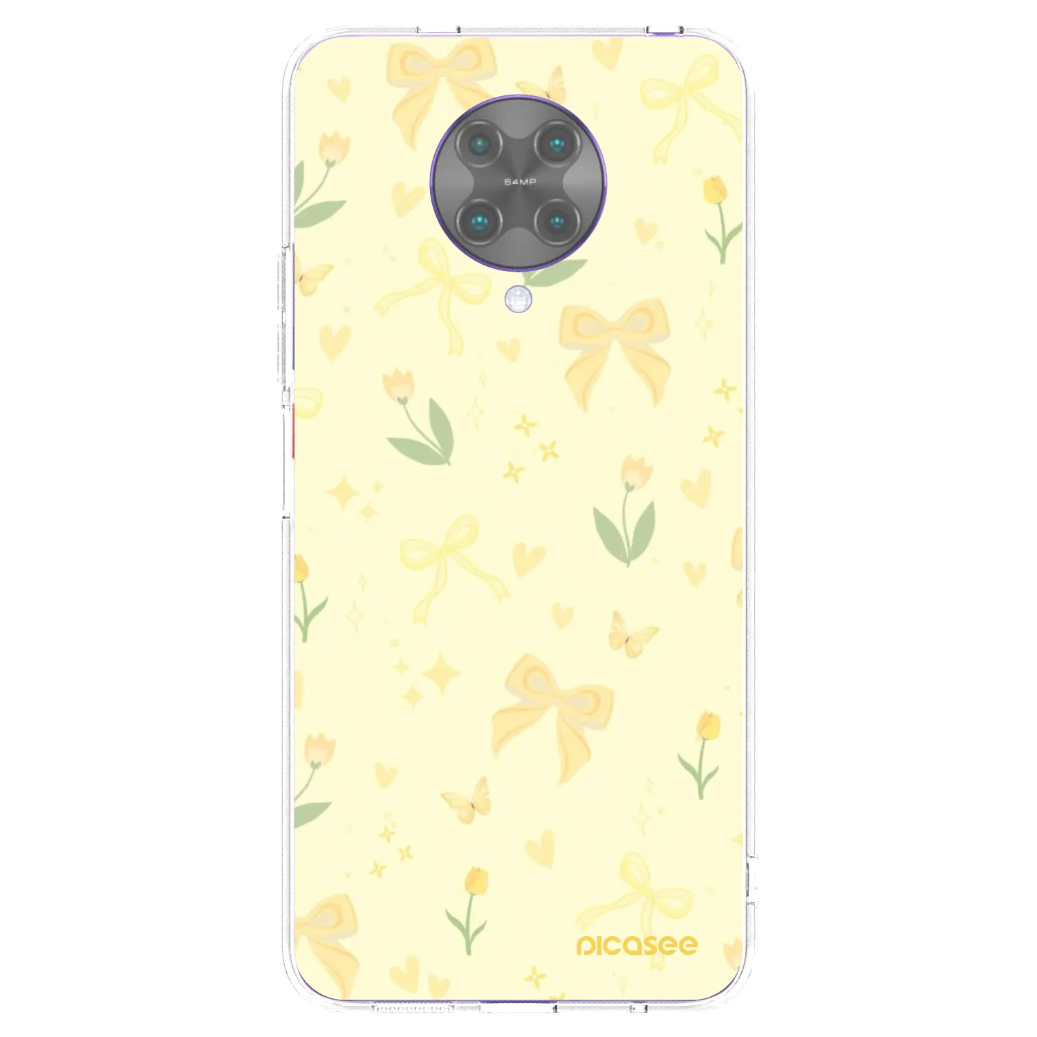 Picasee silikonski prozorni ovitek za Xiaomi Poco F2 Pro - Honey Blossom
