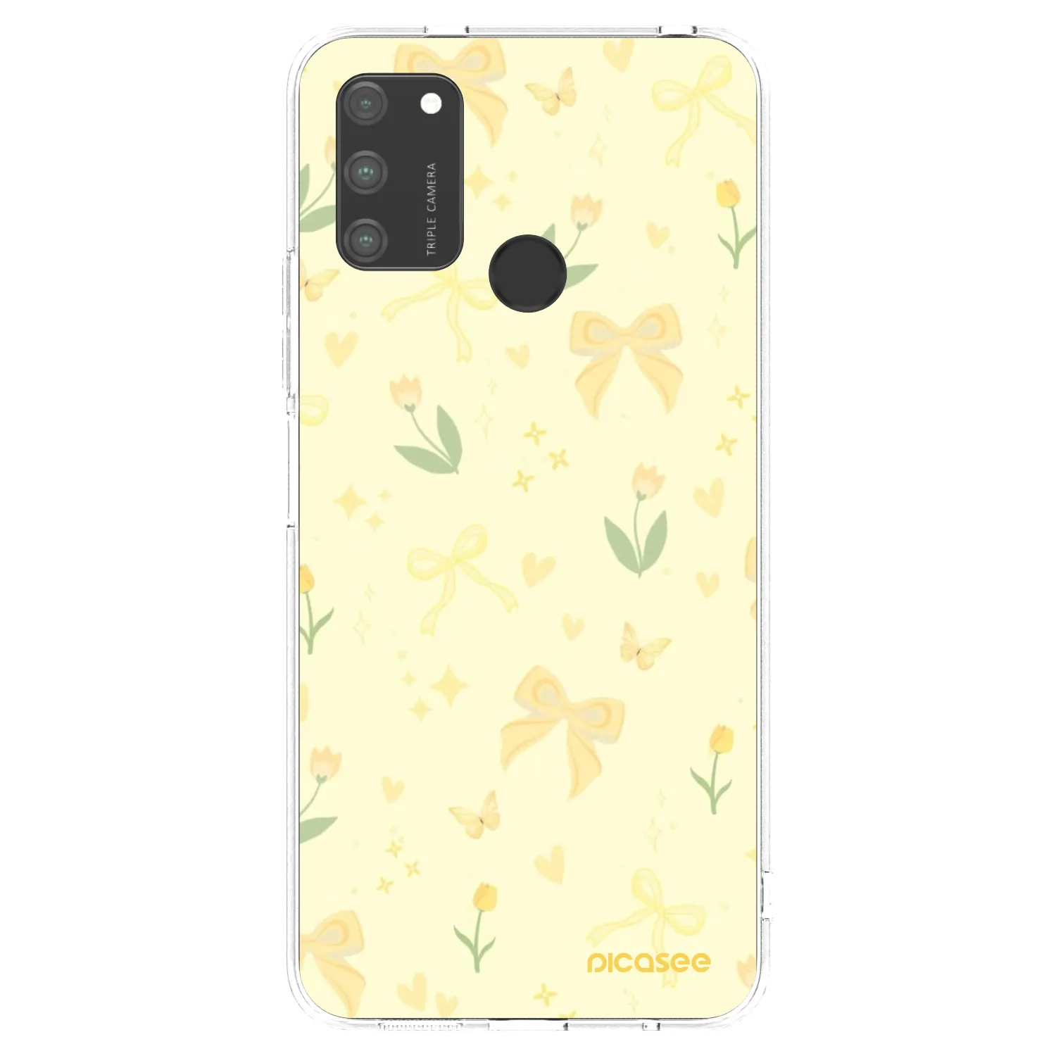 Picasee silikonski prozorni ovitek za Honor 9A - Honey Blossom