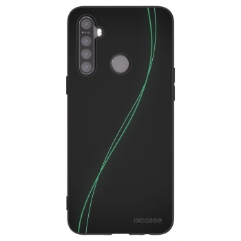 Picasee silikonski črni ovitek za Realme 5 - Be Different