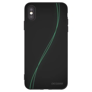 Picasee silikonski črni ovitek za Apple iPhone XS Max - Be Different