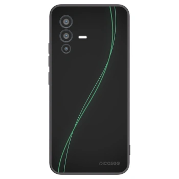 Picasee silikonski črni ovitek za Vivo V23 5G - Be Different