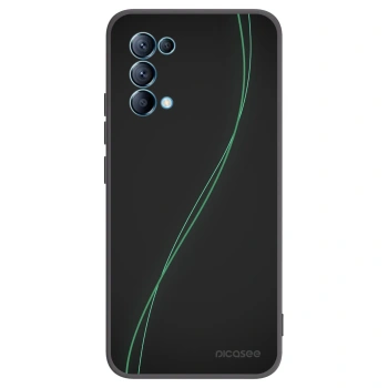 Picasee silikonski črni ovitek za OPPO Reno 5 5G - Be Different