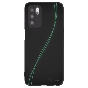 Picasee silikonski črni ovitek za OPPO A16s - Be Different