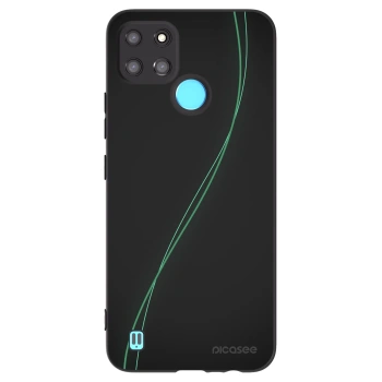 Picasee silikonski črni ovitek za Realme C21Y - Be Different