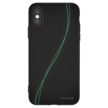 Picasee silikonski črni ovitek za Apple iPhone X/XS - Be Different