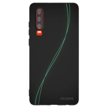 Picasee silikonski črni ovitek za Huawei P30 - Be Different