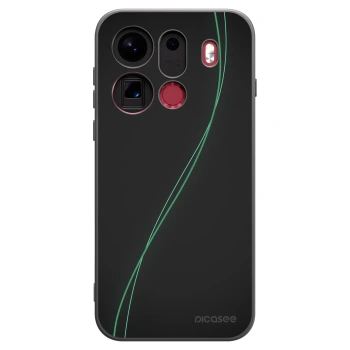 Picasee silikonski črni ovitek za OPPO Find X9 Pro - Be Different